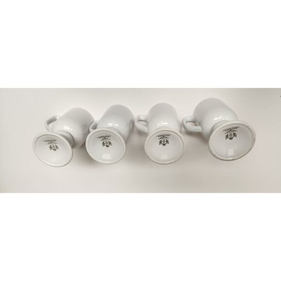 Kaysons International Pedestal Coffee Mugs Lot Of 4 Vtg 1965 Historical Landmark - Picture 5 of 12